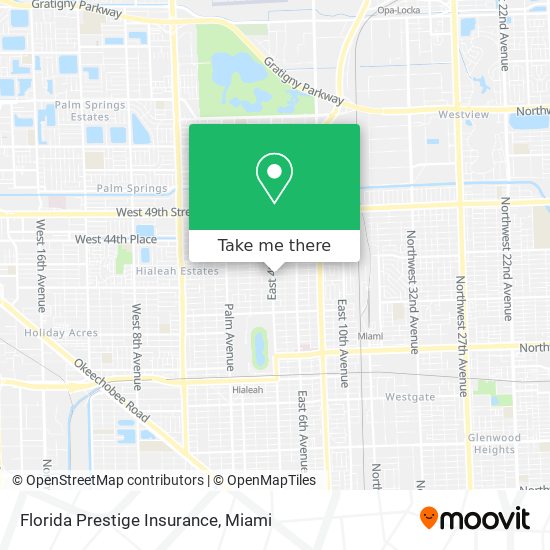Mapa de Florida Prestige Insurance