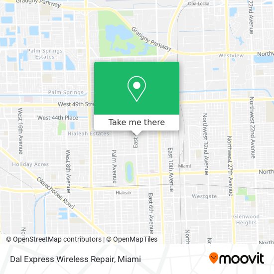 Dal Express Wireless Repair map