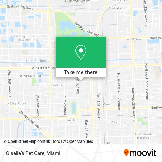 Giselle's Pet Care map