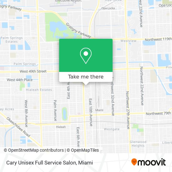 Cary Unisex Full Service Salon map