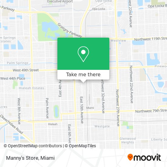 Manny's Store map