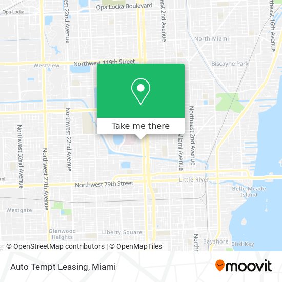 Mapa de Auto Tempt Leasing
