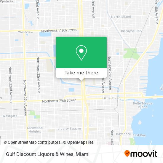 Gulf Discount Liquors & Wines map