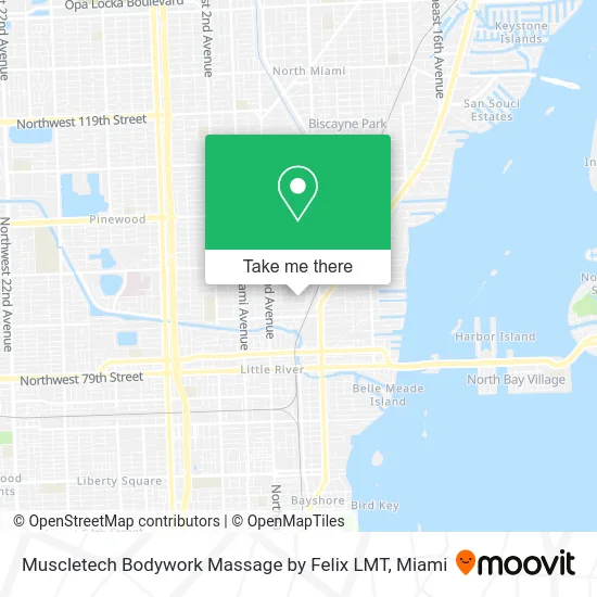 Muscletech Bodywork Massage by Felix LMT map