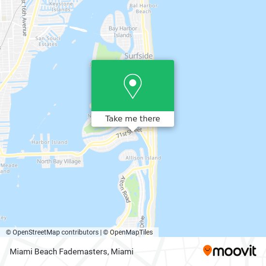 Miami Beach Fademasters map