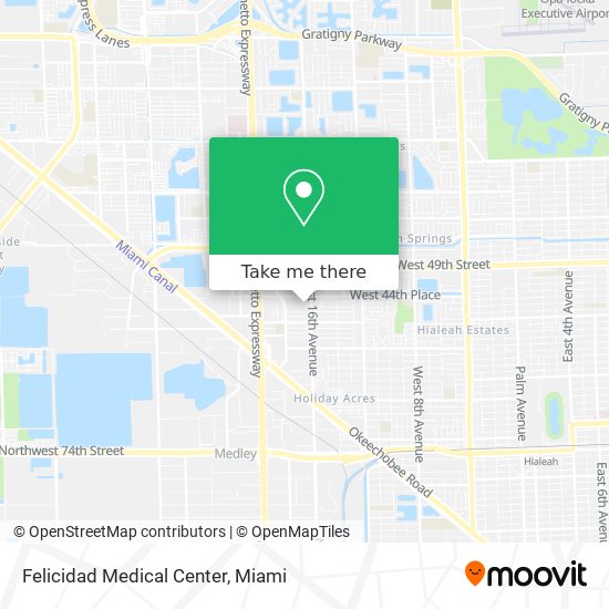 Felicidad Medical Center map