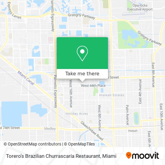 Torero's Brazilian Churrascaría Restaurant map