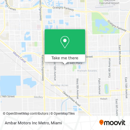 Ambar Motors Inc Metro map