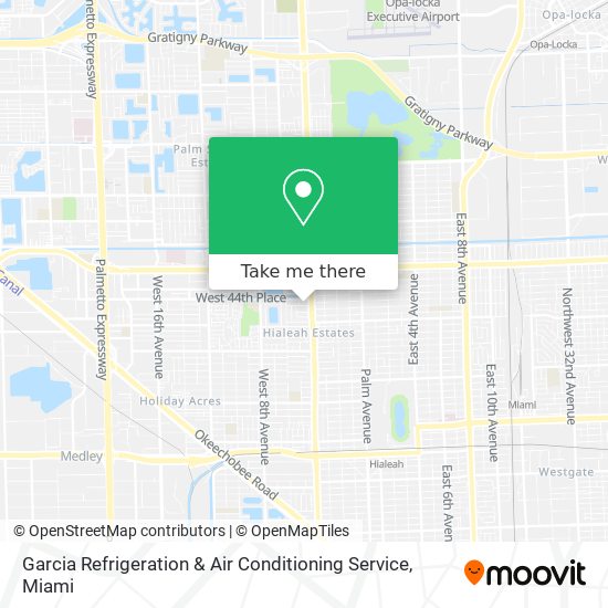 Garcia Refrigeration & Air Conditioning Service map