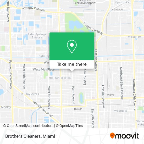 Brothers Cleaners map