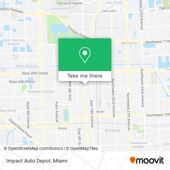 Impact Auto Depot map