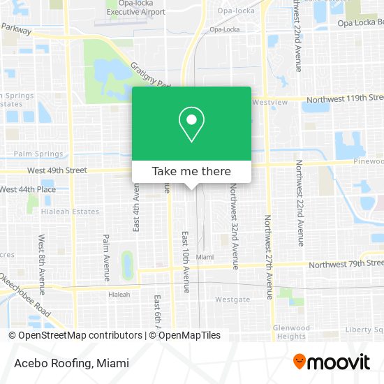 Acebo Roofing map