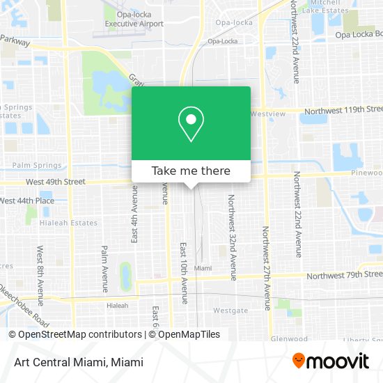 Art Central Miami map