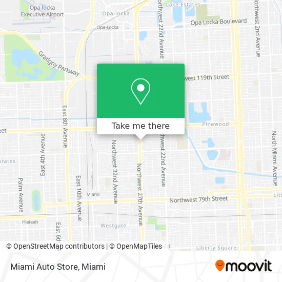Miami Auto Store map