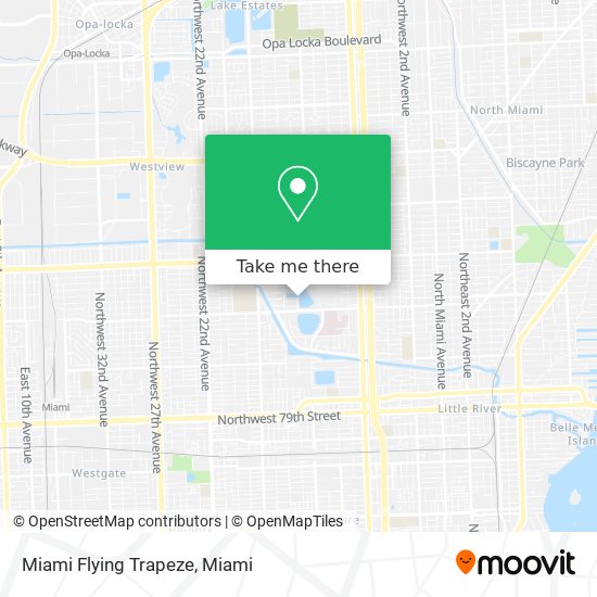 Mapa de Miami Flying Trapeze