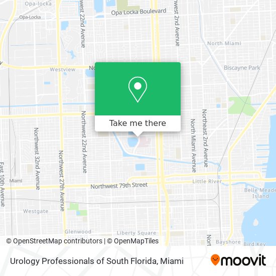 Urology Professionals of South Florida map