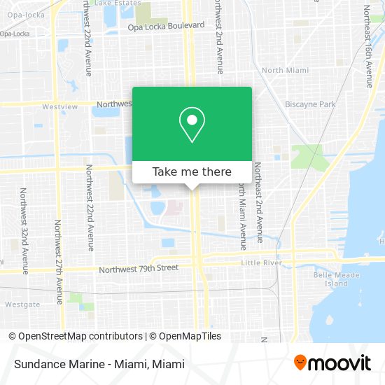 Mapa de Sundance Marine - Miami