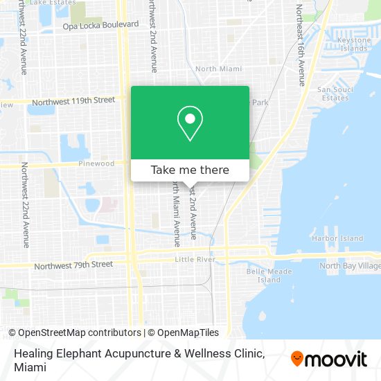 Mapa de Healing Elephant Acupuncture & Wellness Clinic
