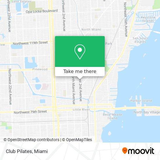 Club Pilates map