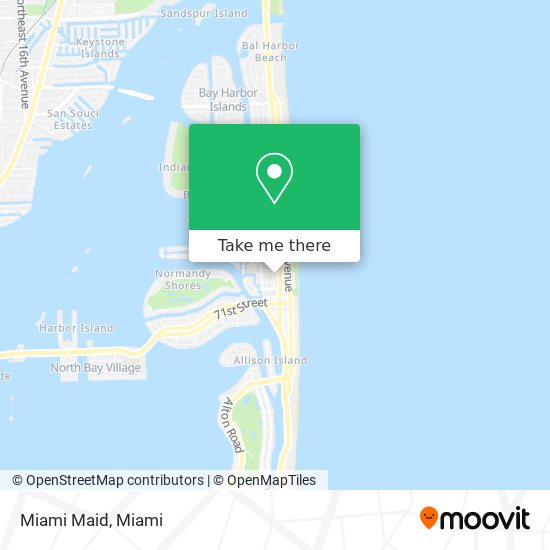 Miami Maid map