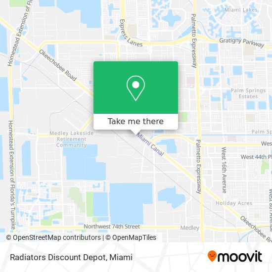 Radiators Discount Depot map