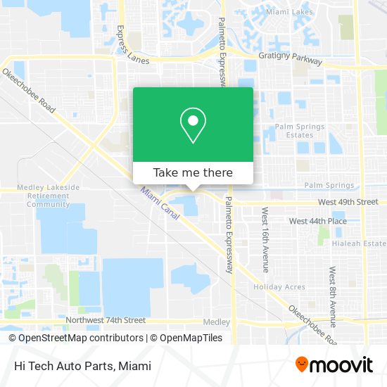 Hi Tech Auto Parts map