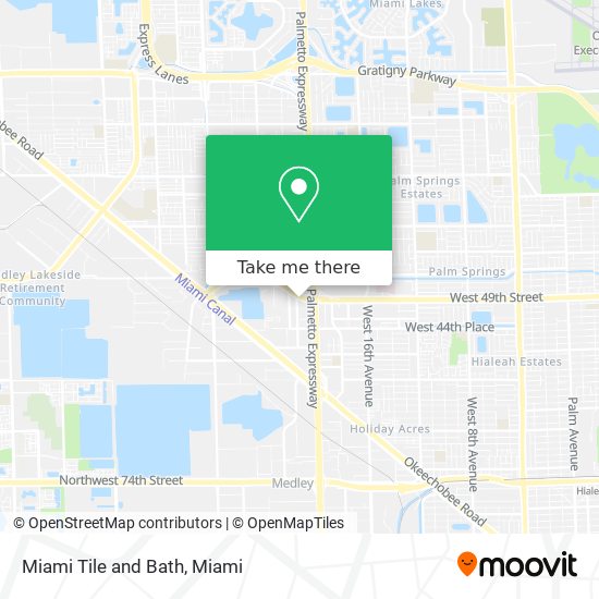 Mapa de Miami Tile and Bath
