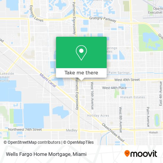 Wells Fargo Home Mortgage map