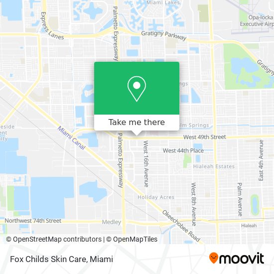 Fox Childs Skin Care map