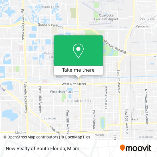 New Realty of South Florida map