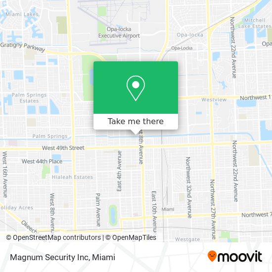 Magnum Security Inc map