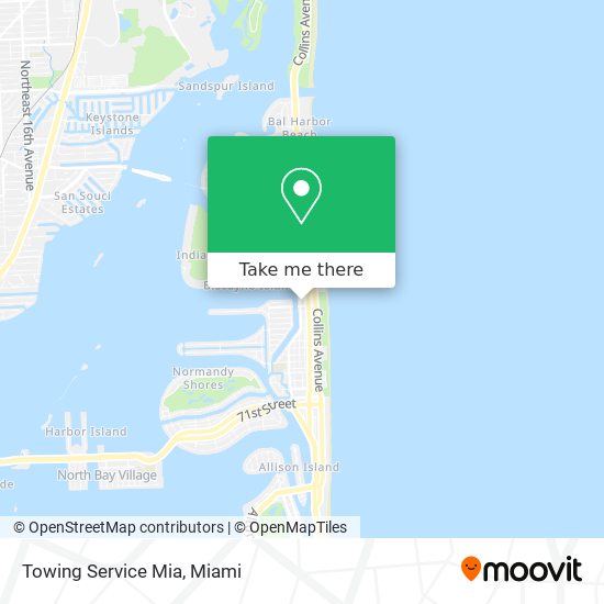 Mapa de Towing Service Mia