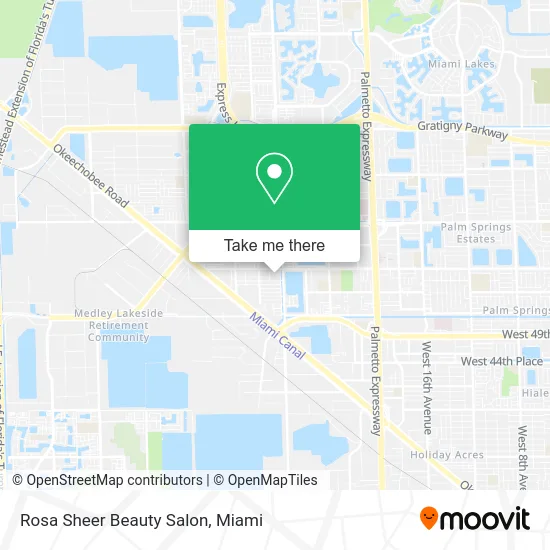 Rosa Sheer Beauty Salon map