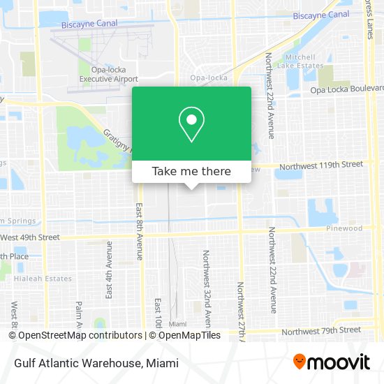 Mapa de Gulf Atlantic Warehouse