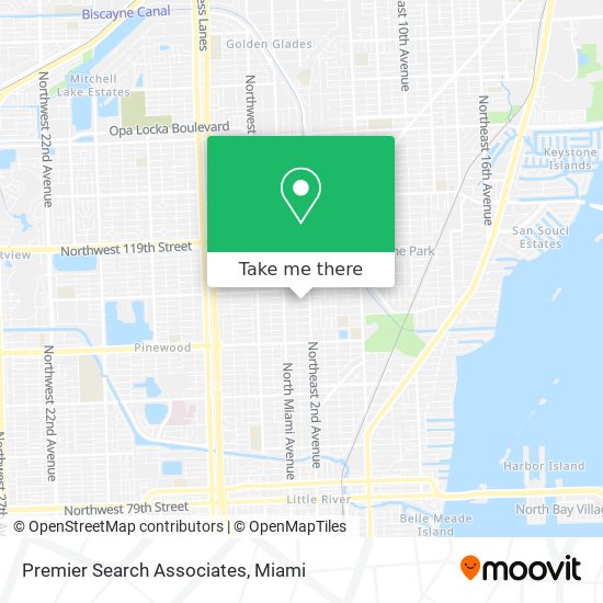 Premier Search Associates map