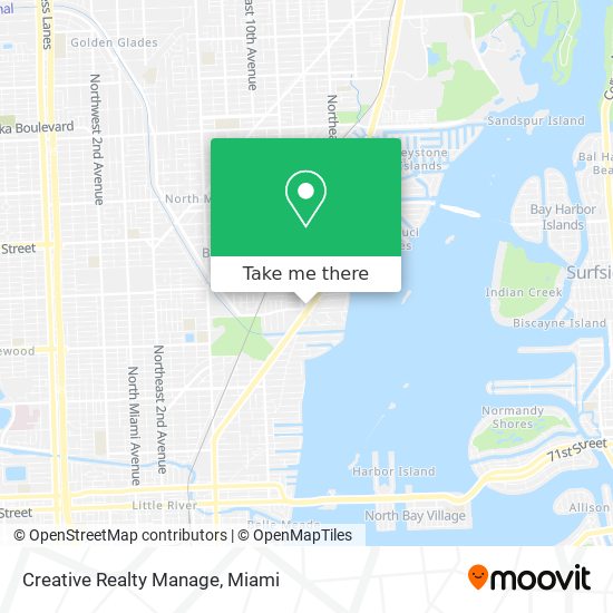 Creative Realty Manage map