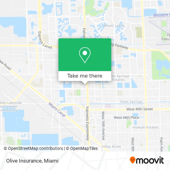 Olive Insurance map