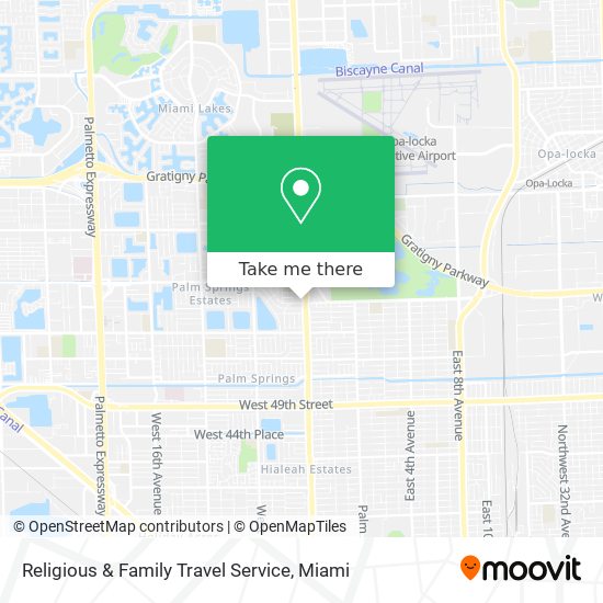 Mapa de Religious & Family Travel Service