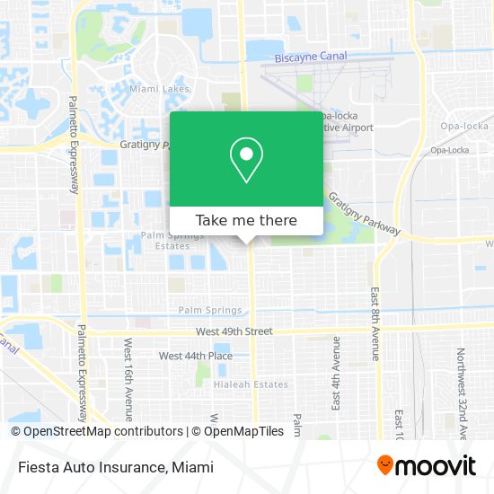 Fiesta Auto Insurance map