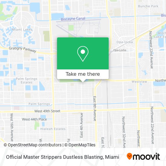 Mapa de Official Master Strippers Dustless Blasting