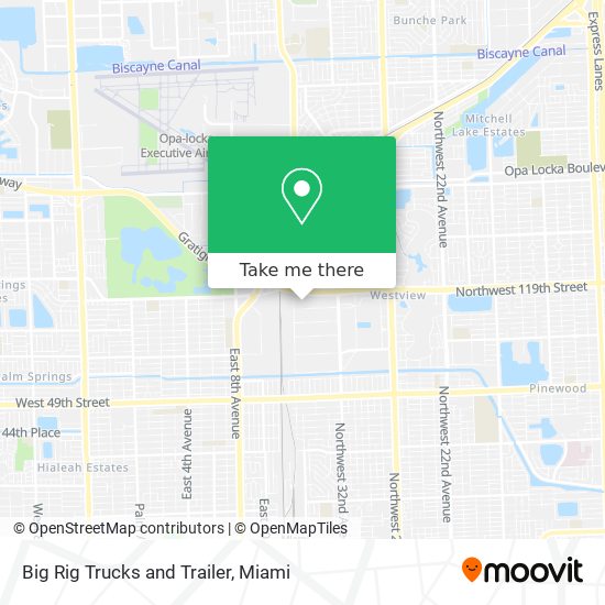 Big Rig Trucks and Trailer map