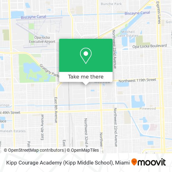 Mapa de Kipp Courage Academy (Kipp Middle School)