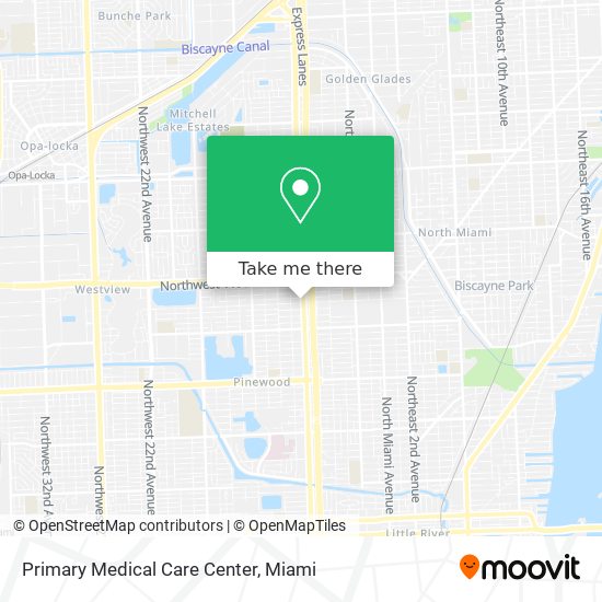 Mapa de Primary Medical Care Center