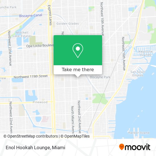 Mapa de Enol Hookah Lounge