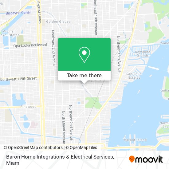 Baron Home Integrations & Electrical Services map