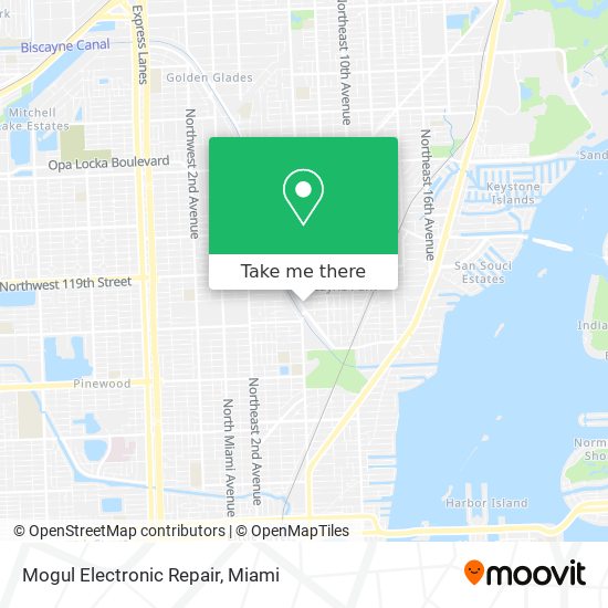 Mogul Electronic Repair map