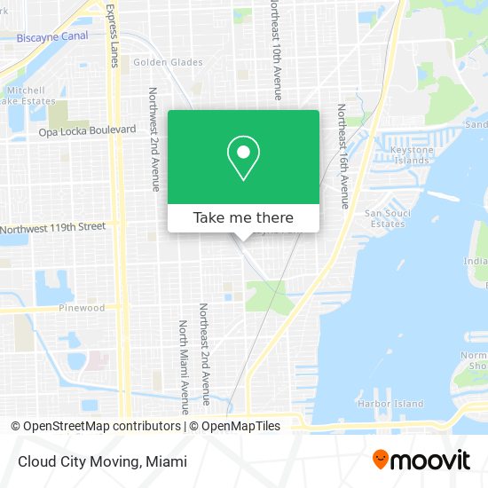 Cloud City Moving map