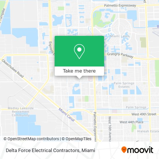 Delta Force Electrical Contractors map