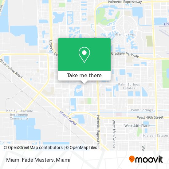Mapa de Miami Fade Masters