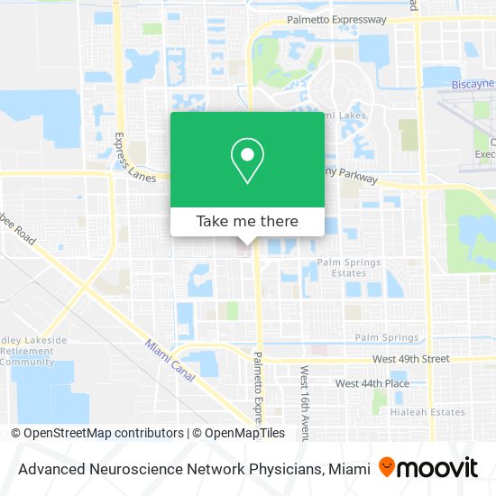 Advanced Neuroscience Network Physicians map